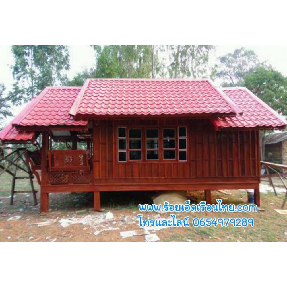 บ้านระเบียงข้างแบบที่8 ขนาด5.5×7 บ้านระเบียงข้างแบบที่8 ขนาด5.5×7